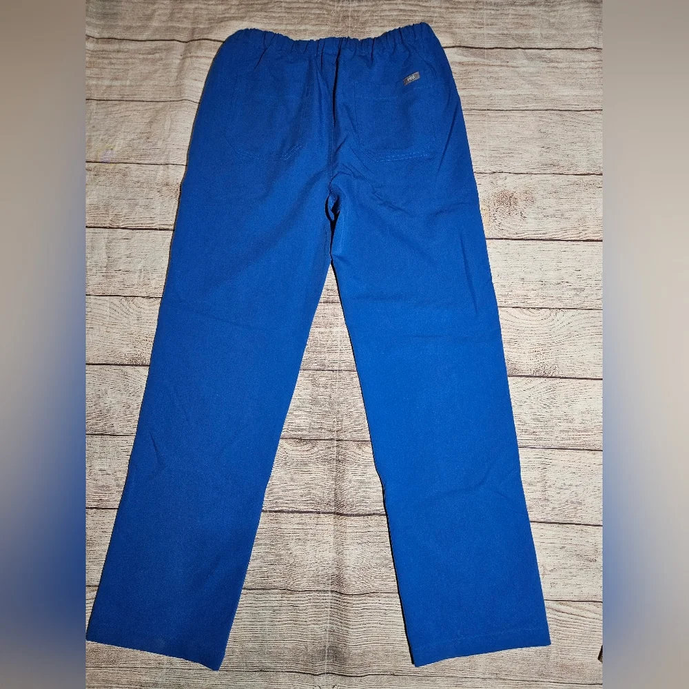 Figs Pisco Basic Blue Straight Leg Scrub Pants